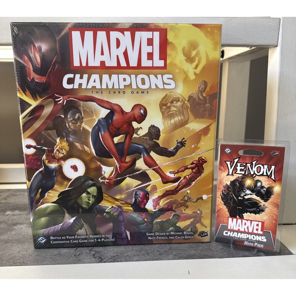Marvel CHAMPIONS The Card Game   & Venom Hero Pack NEW